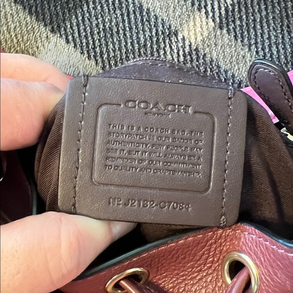 Coach Signature Jacquard Dempsey Bucket Crossbody Bag With Stripes and Patch - Picture 3 of 15